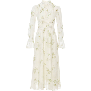 从那以后法式风收腰碎花连衣裙高级感裙子礼服裙长款度假裙女春季