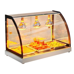 炸鸡保温柜浴霸灯款小型单层馅饼保温箱油条板栗烤红薯保温展示柜