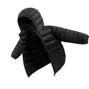 史努比儿童轻薄羽绒服男童外套秋冬款2025新款冬季棉服女童冬装