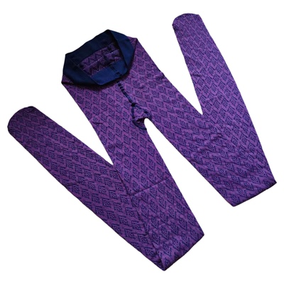 紫色打底裤女秋冬中厚复古花纹美腿袜彩色丝袜个性御姐连裤袜加长