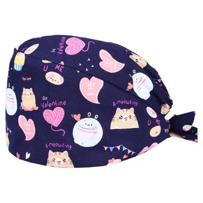 手术室口腔牙科印花薄款包头帽