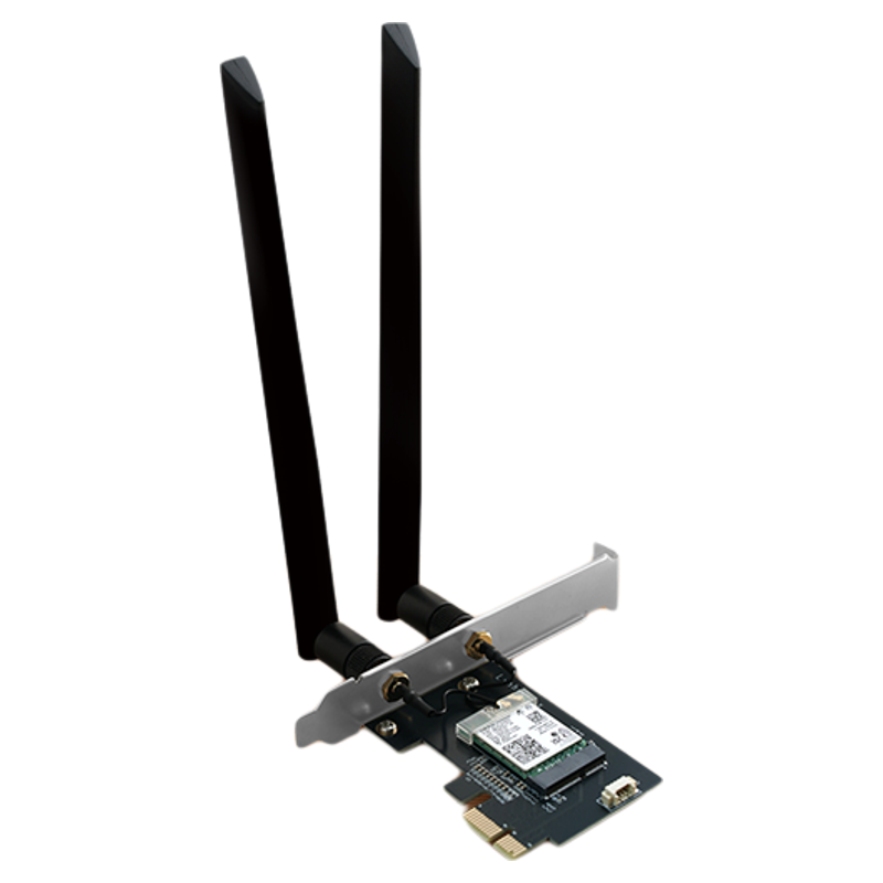 无线网卡WiFi6千兆台式电脑AX200芯片双频AX3000M台式机内置PCIe接口wifi接收器蓝牙WiFi二合一蓝牙