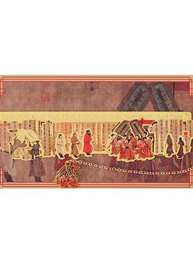 古风传世名画金属书签