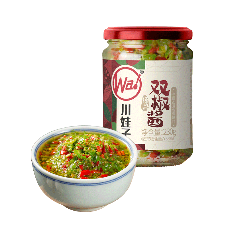 川娃子双椒酱（特辣）下饭菜