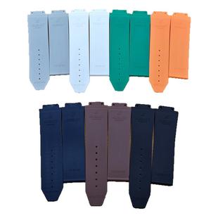 适用宇舶博氟橡胶手表带原装款大爆炸灵魂刺青经典融合41/42/45MM