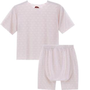 Aengbay[博拉]宝宝睡衣夏季薄款衣服儿童家居服分体婴儿短袖套装