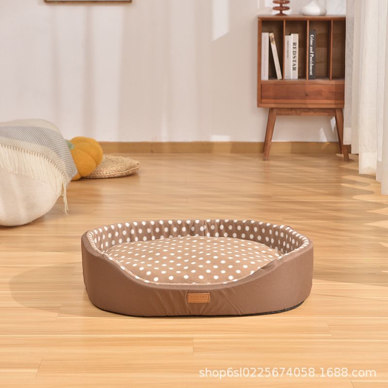 猫窝夏季新款狗窝带宠物窝垫子拆洗床可四季凉席狗通用宠物棉垫