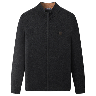 梦特娇男士羊毛衫立领商务通勤