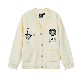 PALLADIUM帕拉丁上装时尚V领优雅大方女款开襟毛衫1912601