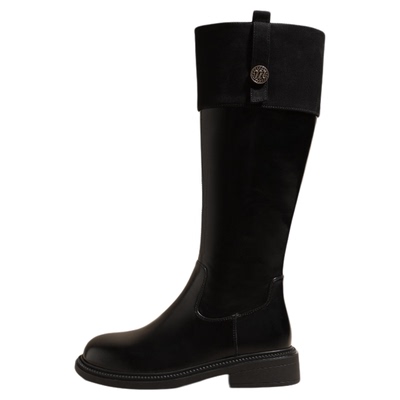 KODI卡米高7cm内增高长筒靴女款