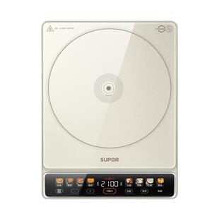 苏泊尔电磁炉电磁灶家用大线圈防辐降噪预约定时显影彩屏套装带锅