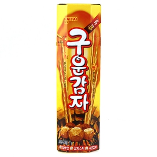 韩国进口零食海太碳烤土豆红薯玉米烧烤黑豆薯条儿童休闲饼干棒