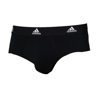 Adidas阿迪达斯男士内裤多色裤头舒适透气时尚亲肤棉质三角裤3条
