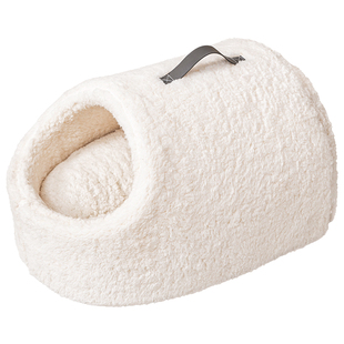 羊羔绒拖鞋猫窝冬天保暖加厚封闭式安全感可拆洗大号猫咪睡觉的窝