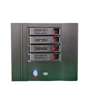 4盘位nas机箱itx主板17×17私有云存储服务器黑群晖蜗牛星际机箱