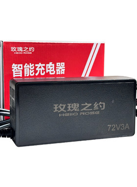 玫瑰之约电动车充电器72V96V原装