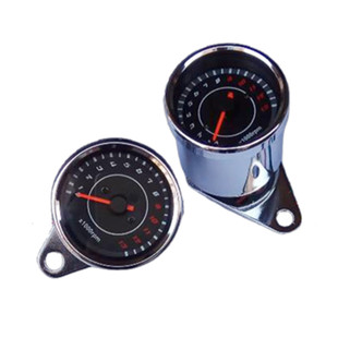 摩托车改装复古仪表转速表LED机械电子感应怠速表CG125小太子250