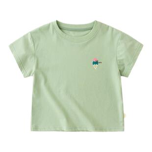 嘟嘟家男童短袖T恤夏装儿童薄款上衣女童夏季短t宝宝童装卡通潮t