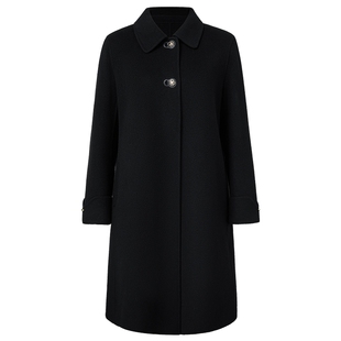 NAERSI娜尔思绵羊毛大衣2025年年冬季新款季新款通勤毛呢外套女