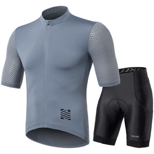 艾速欧新款夏季骑行服男套装自行车短袖骑行上衣专业版公路车装备