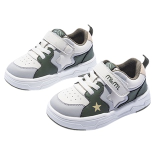 m1m2西班牙童鞋儿童板鞋新款女童运动鞋魔术贴中小童休闲男童鞋子