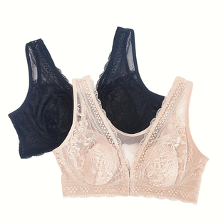 kola kola2025新款空气感前开扣兔耳朵bar女款超薄内衣文胸S00156