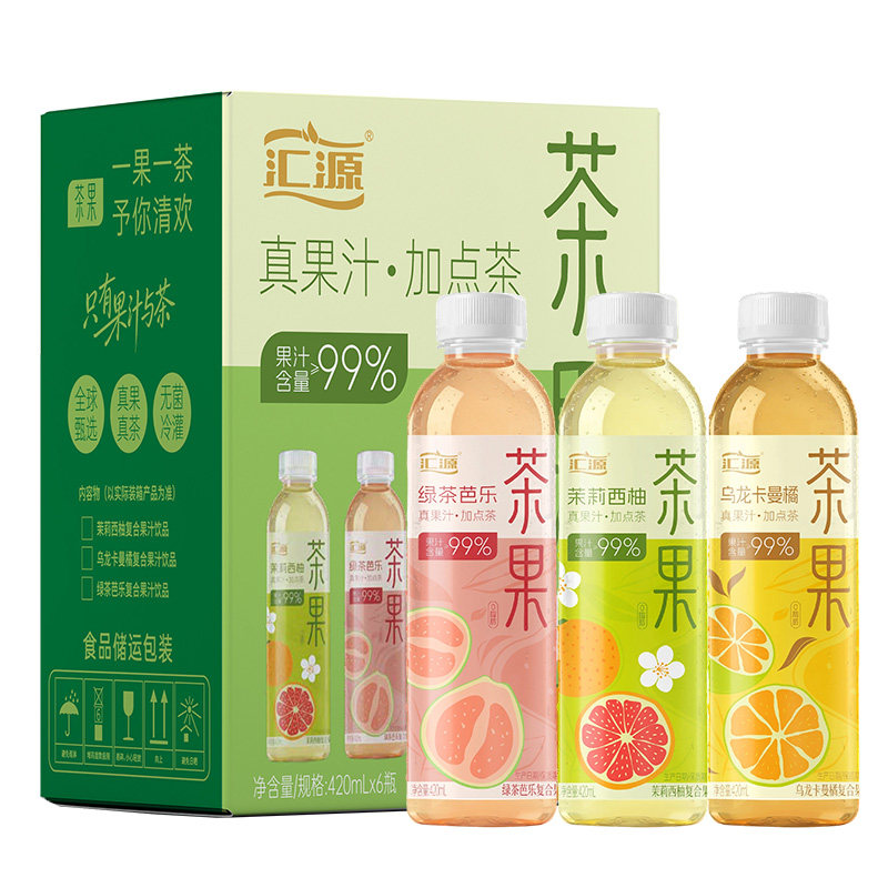 汇源果汁茶饮料网红饮品
