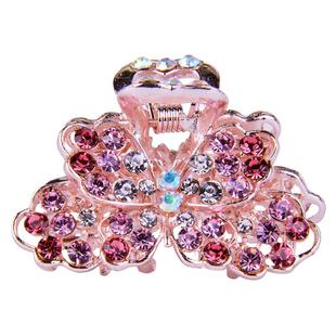 发夹顶夹中号发饰刘海夹韩版简约水钻合金抓夹饰品盘发发卡头饰女