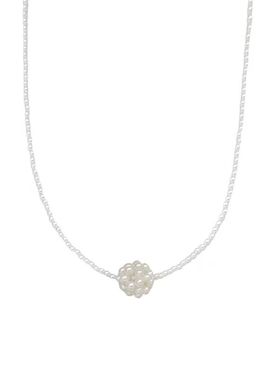 天然淡水珍珠球项链女轻奢高级感