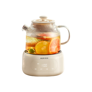 奥克斯全玻璃养生壶炖煮一体家用办公小型多功能煮茶壶恒温烧水壶