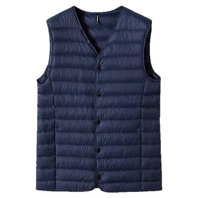 轻薄款男士内穿无袖内胆背心马甲