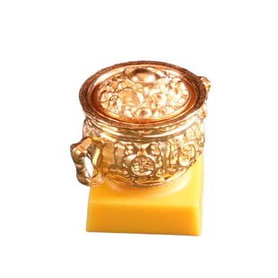 金属键帽个性创意聚宝盆好运气机械键盘立体旋钮按键帽客制化摆件