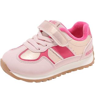 Abckids童鞋儿童二棉运动鞋冬季保暖加绒鞋秋冬女童鞋子防滑棉鞋