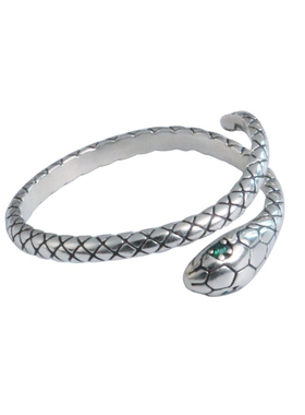 YUKI男女生气质潮人纯银蛇戒指