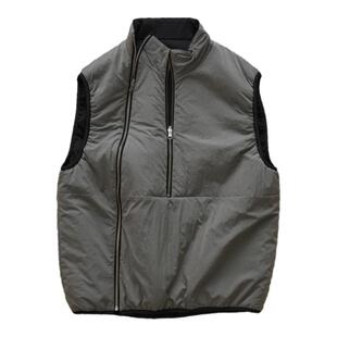 现货 JIEDA THINSULATE PADDED VEST 日产复古拉链新雪丽双面马甲