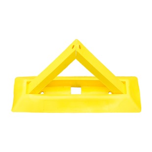 仿真软车位锁私家禁止占用警示牌免打孔安装软橡胶挡障碍物假地锁