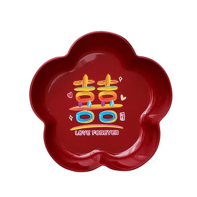 婚房布置结婚茶几套装客厅摆件
