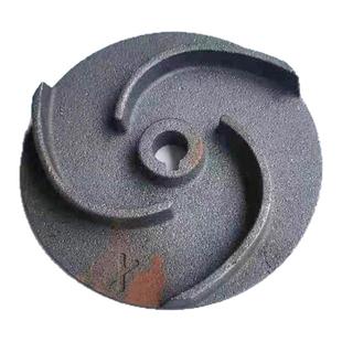 2.2kw无堵塞污水泵配件 铸铁叶轮750w蜗壳 底座出水口3kw4kw泵头