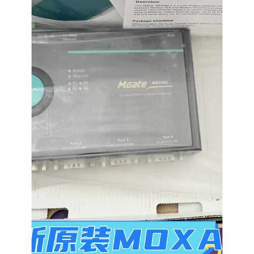 议价MOXA摩莎MGateMB34804口标准MODBUS网关