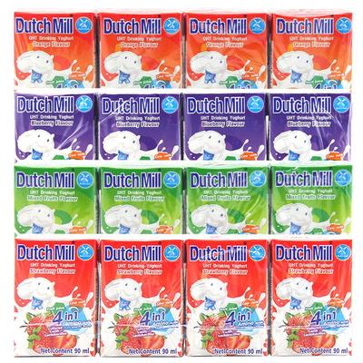 泰国进口达美儿童果味酸奶小盒装