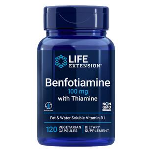美国LifeExtension苯磷硫胺与硫胺素Benfotiamine with Thiamine