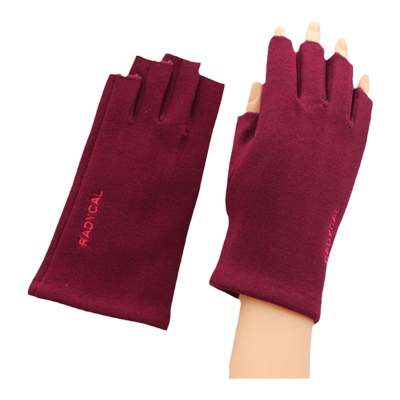 瑞迪卡欧男女半指触屏加绒手套