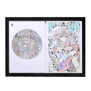 4k拷贝台磁吸led头写纹身copy板画画灯板描字复写板发光钻石画考