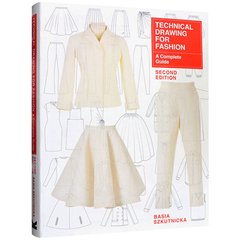 华研原版 时装技术制图 英文原版 Technical Drawing for Fashion 服装设计 英文版进口原版英语书籍