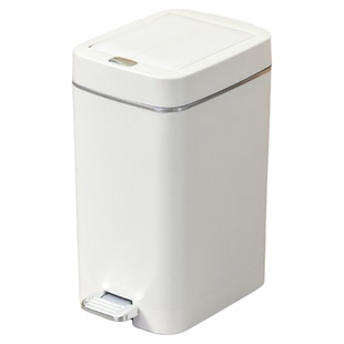 牧洁双开门脚踩垃圾桶家用2026新款卫生间厕所带盖厨房客厅大容量