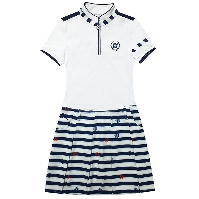 新品ZG6夏季高尔夫球服女装golf衣服女套装短袖上衣T恤短裙裤