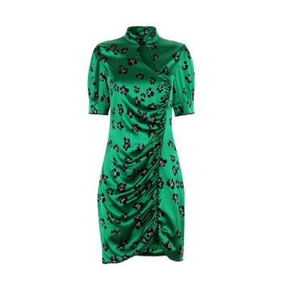 bettychow珍藏真丝绿花改良版