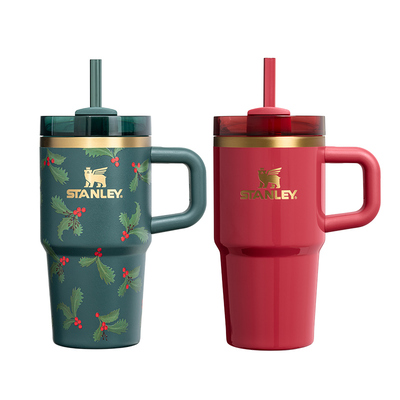 STANLEY不锈钢吸管杯圣诞款