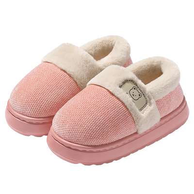 红豆棉拖鞋女士冬包跟保暖2025新款室内家居防滑加绒月子棉鞋外穿
