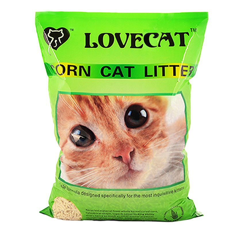 lovecat猫砂豆腐砂绿茶原味玉米6包结团除整箱臭爱宠爱猫豆腐猫砂